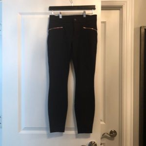 Athleta Navy pants, worn once. Size 4p